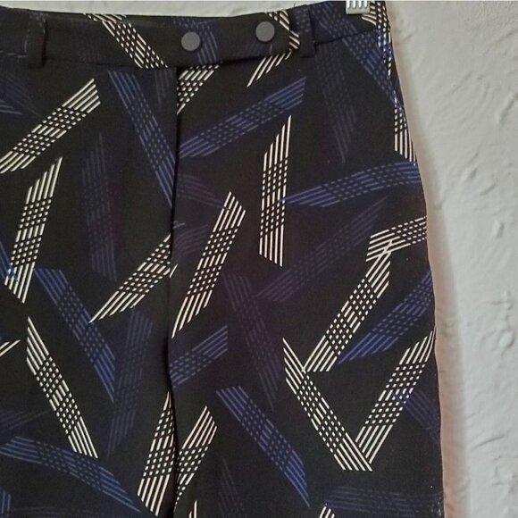 Topshop Black Patterned Trouser Pants - Picture 7 of 7